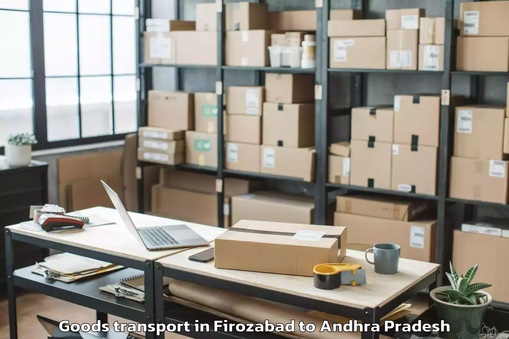 Expert Firozabad to Kotturu Srikakulam Goods Transport